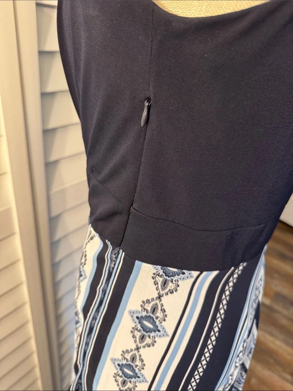 Sandra Darren Paisley Maxi Dress